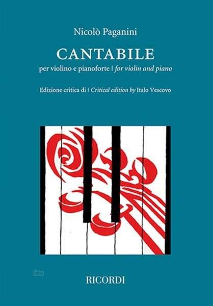 Cover for Nicolo Paganini · Cantabile (Paperback Book) (2017)