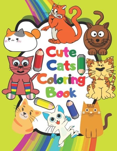 Cover for Med Books · Cute Cats Coloring Book (Pocketbok) (2020)