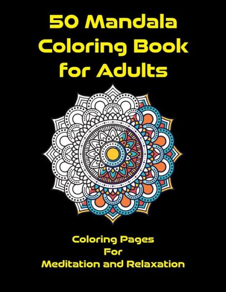 Cover for Catty Adams Publishing · Mandala Coloring Book for Adults (Paperback Book) (2021)