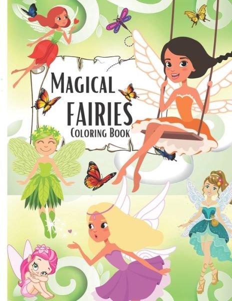 Cover for Bas McSerban · Magical Fairies Coloring Book (Paperback Bog) (2021)
