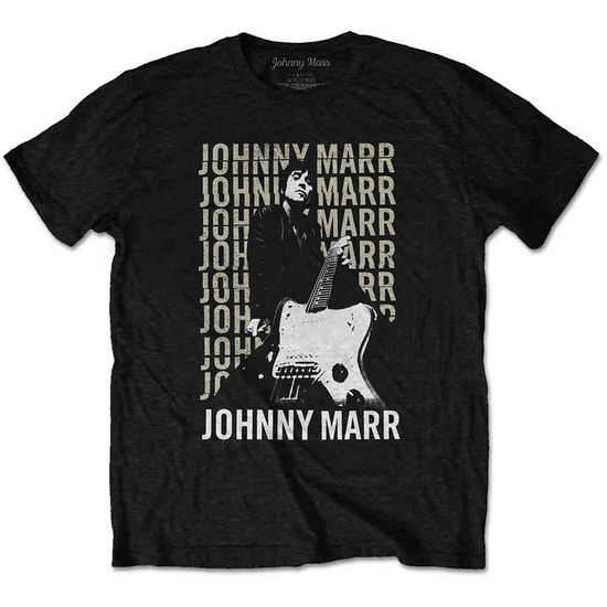 Cover for Johnny Marr · Johnny Marr Unisex T-Shirt: Guitar Photo (Black) (T-shirt)