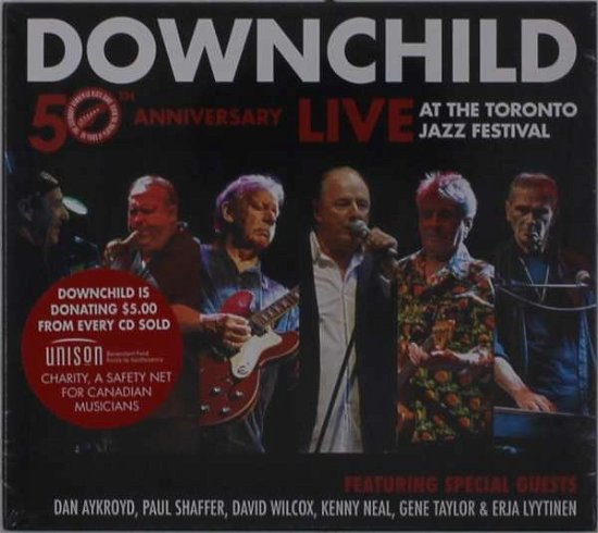 Cover for Downchild · 50th Anniversary Live at the Toronto Jazz Fesitval (CD) (2020)