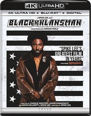 Cover for Blackkklansman (4K Ultra HD) (2018)