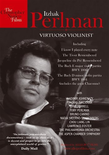 Cover for Itzhak Pearlman · Virtuoso Violinist (DVD) (2008)