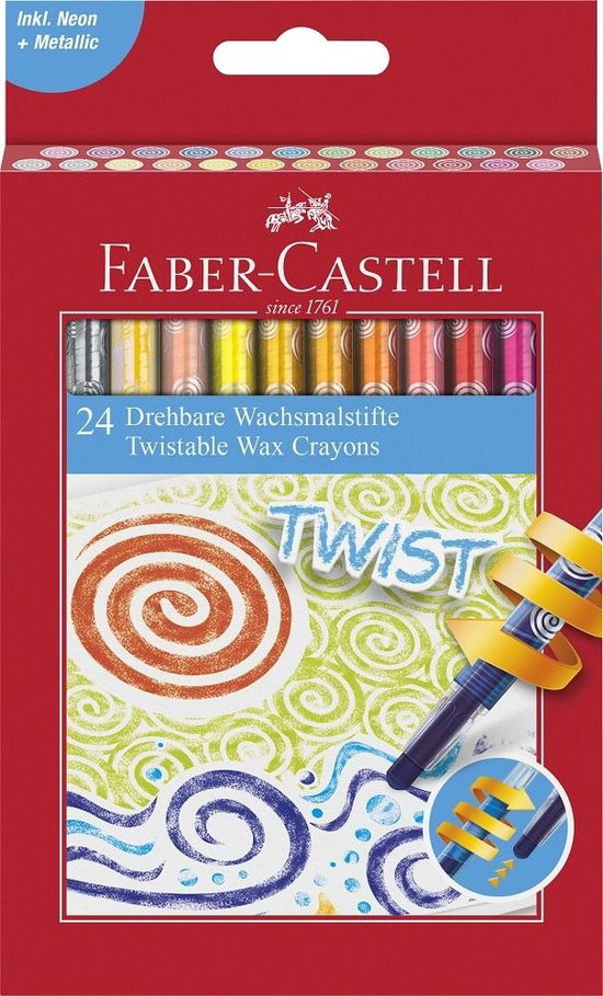 Cover for Faber-castell · Twistable Wax Crayons Cardboard (24 Pcs) (120004) (Zabawki)