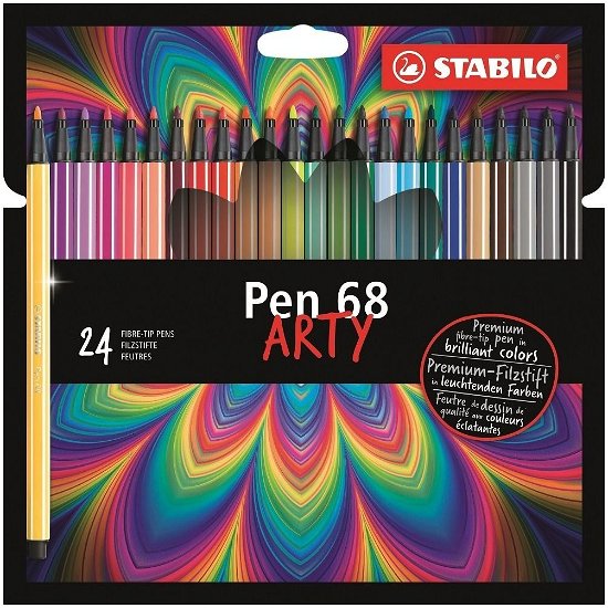Cover for Stabilo · STABILO Pen 68 ARTY Etui 24st. (Leketøy)