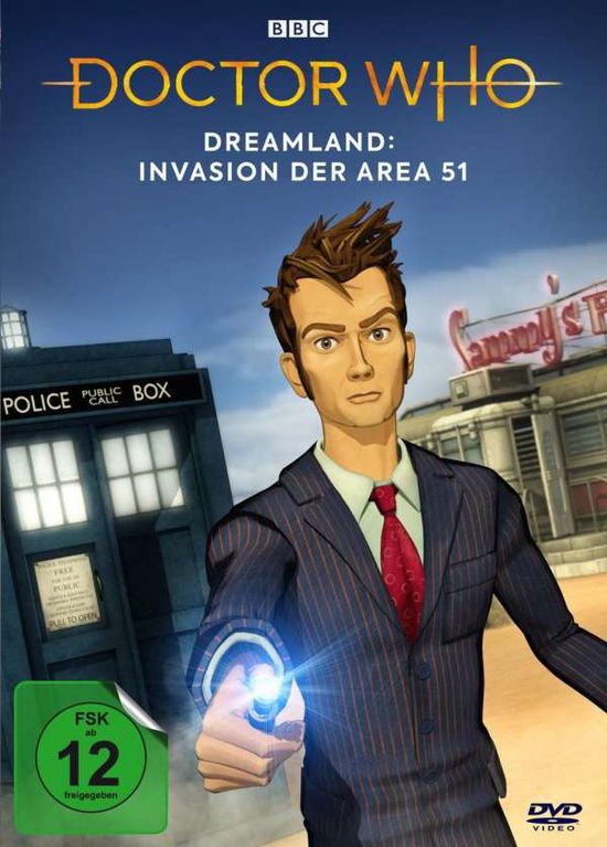 Cover for Tennant,david / Bowerman,lisa / Warner,david · Doctor Who-dreamland:invasion Der Area 51 (DVD) (2019)