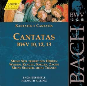 * BACH: Kantaten BWV 10,12,13 - Bach-ensemble / Rilling - Muzyka - hänssler CLASSIC - 4010276015048 - 7 grudnia 1998