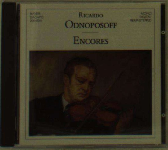 Cover for Odnopossof / Antonietti/+ · Encores (CD) (1990)