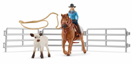 Team Roping mit Cowgirl - Schleich - Gadżety - Schleich - 4059433473048 - 