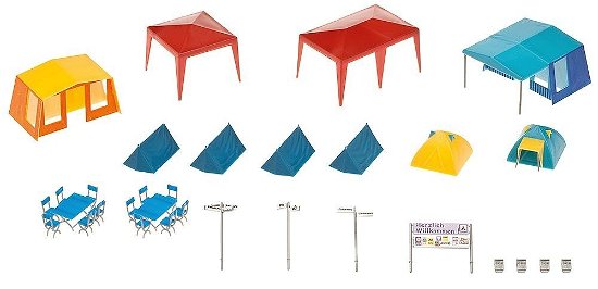 1/87 Camping Tenten Set - Faller - Merchandise - Faller - 4104090305048 - 