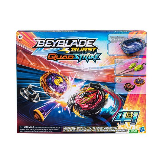 Cover for Hasbro · Beyblade QuadStrike Thunder Edge Battle Set Afschietspel (Leksaker)