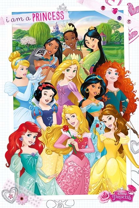 Cover for Disney: Princess · DISNEY PRINCESS - Poster 61X91 - I am a Princess (MERCH) (2019)