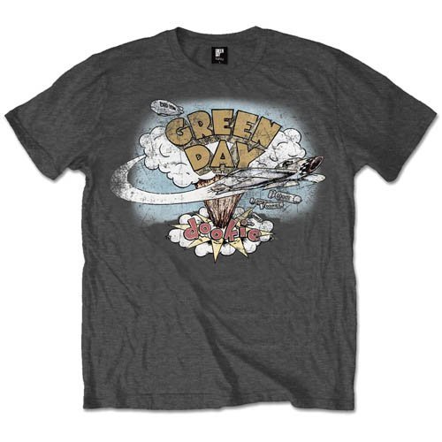 Cover for Green Day · Green Day Unisex T-Shirt: Dookie Vintage (T-shirt) [size S] [Grey - Unisex edition] (2015)