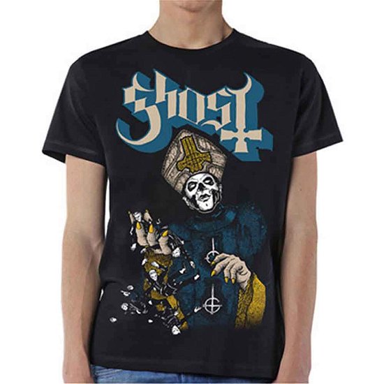 Ghost Unisex T-Shirt: Papa of the World - Ghost - Koopwaar - Global - Apparel - 5056170604048 - 