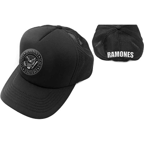 Cover for Ramones · Ramones Unisex Mesh Back Cap: Presidential Seal (Klær) [Black - Unisex edition]