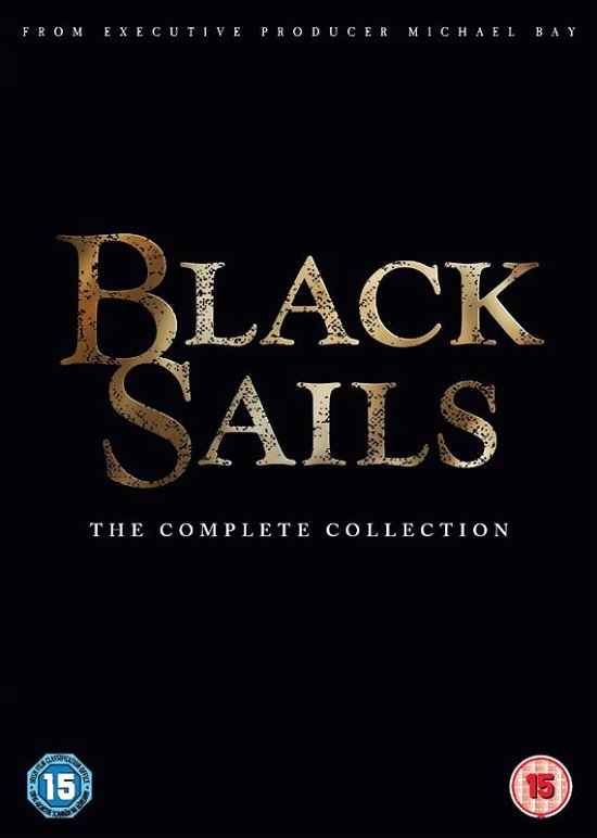 Cover for Black Sails 14 · Black Sails Seasons 1 to 4 Complete Collection (DVD) (2017)