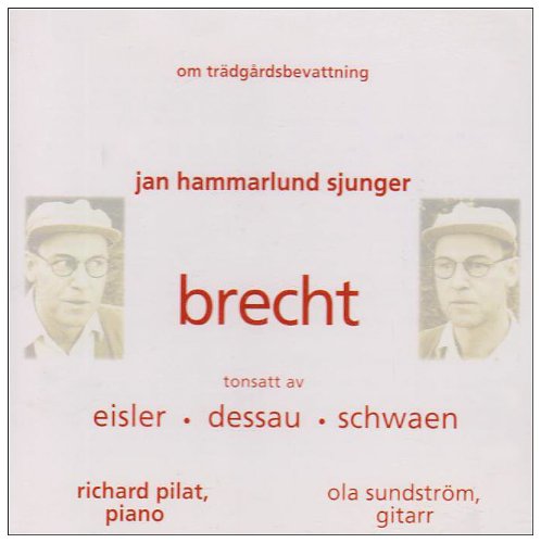 Cover for Jan Hammarlund · Brecht Songs (CD) (2009)