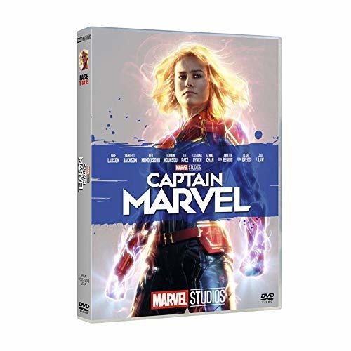 Cover for Djimon Hounsou,samuel L. Jackson,brie Larson,jude Law · Captain Marvel (10 Anniversario) (DVD) (2020)