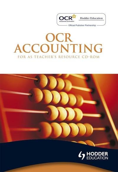 OCR Accounting for AS (Teacher's Resource) - Dave Sutton - Audio Book - Hodder Education - 9780340968048 - 31. oktober 2008