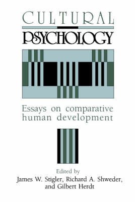Cover for University of Chicago · Cultural Psychology: Essays on Comparative Human Development (Taschenbuch) (1990)