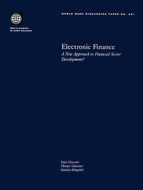 Cover for Daniela Klingebiel · Electronic Finance: a New Approach to Financial Sector Development? (World Bank Discussion Papers) (Taschenbuch) (2002)