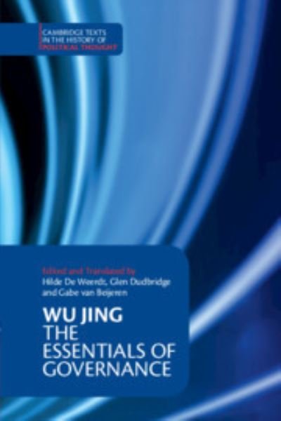Cover for Wu Jing · The Essentials of Governance - Cambridge Texts in the History of Political Thought (Innbunden bok) (2021)