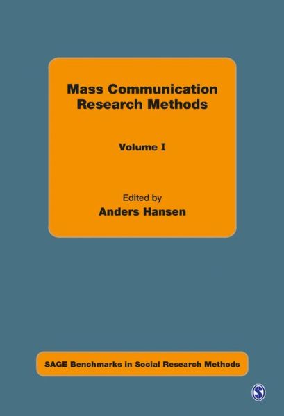 Cover for Anders Hansen · Mass Communication Research Methods - Sage Benchmarks in Social Research Methods (Hardcover Book) [Four-volume Set Ed. edition] (2009)