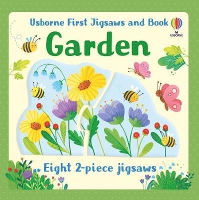 Usborne First Jigsaws And Book: Garden - Usborne First Jigsaws And Book - Matthew Oldham - Böcker - Usborne Publishing Ltd - 9781474998048 - 31 mars 2022