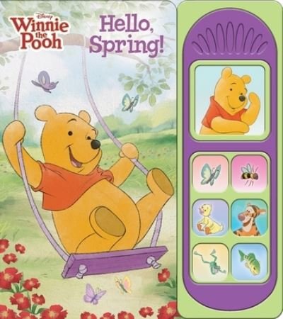 Cover for P I Kids · Disney Winnie The Pooh Hello Spring Little Sound Book (Hardcover bog) (2024)