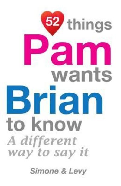 52 Things Pam Wants Brian To Know - Simone - Livros - Createspace Independent Publishing Platf - 9781511985048 - 31 de outubro de 2014