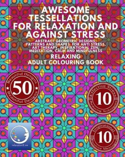 Cover for Relaxation4 Me · RELAXING Adult Colouring Book (Paperback Book) (2016)