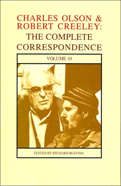 Cover for Charles Olson · Charles Olson &amp; Robert Creeley: The Complete Correspondence: Volume 10 (Paperback Book) (1996)