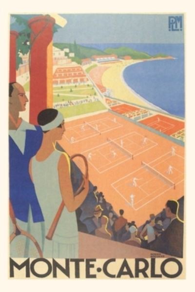 Cover for Found Image Press Inc. · Vintage Journal Badminton Court, Monte Carlo Travel Poster - Pocket Sized - Found Image Press Journals (Paperback Book) (2021)