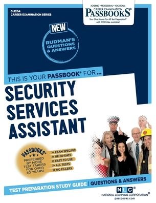 Cover for National Learning Corporation · Security Services Assistant (Paperback Book) (2020)
