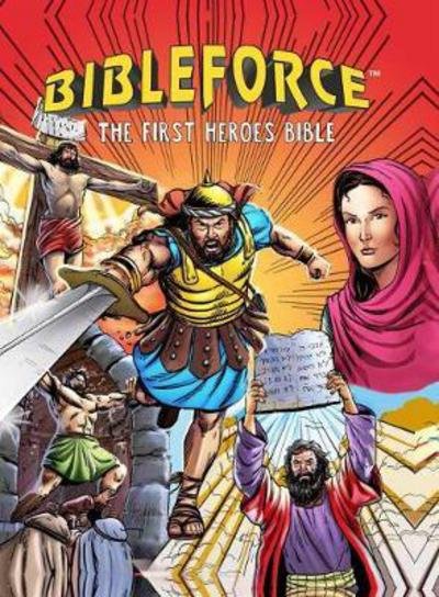 Cover for Media Authentic · Bibleforce: The First Heroes Bible (Comic Style) (Hardcover Book) (2018)