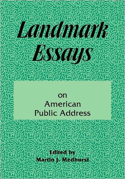Cover for Medhurst · Landmark Essays on American Public Address: Volume 1 - Landmark Essays Series (Paperback Book) (1995)