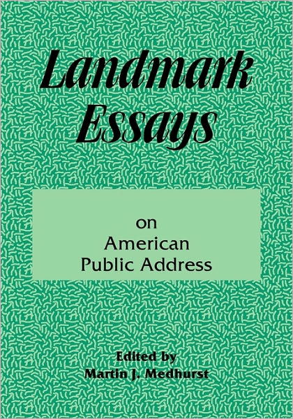 Cover for Medhurst · Landmark Essays on American Public Address: Volume 1 - Landmark Essays Series (Paperback Book) (1995)