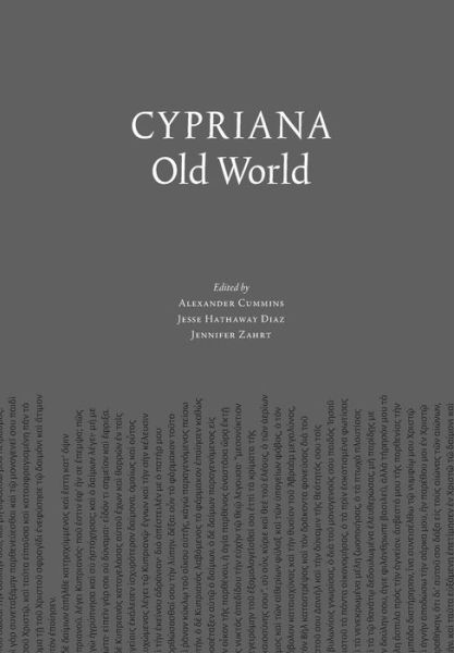 Cover for Alexander Cummins · Cypriana (Paperback Book) (2017)