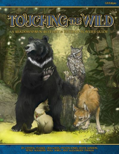 Cover for Crystal Frasier · Touching the Wild: A Shadowspawn Bestiary &amp; Rhydan Player's Guide (Paperback Book) (2023)