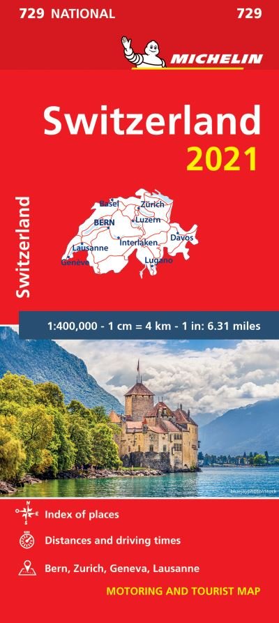 Cover for Michelin · Switzerland 2021 - Michelin National Map 729: Maps (Map) (2021)