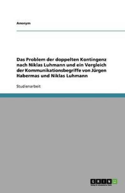 Cover for Holstein · Das Problem der doppelten Kont (Book)