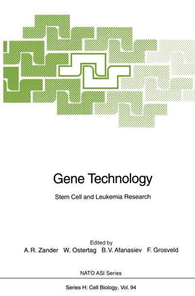 Cover for Axel R Zander · Gene Technology: Stem Cell and Leukemia Research - Nato ASI Subseries H: (Paperback Book) [Softcover reprint of the original 1st ed. 1996 edition] (2011)