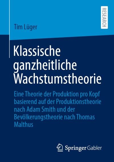 Cover for Lüger · Klassische ganzheitliche Wachstumstheorie (Buch) (2020)