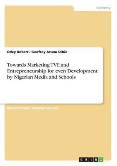 Cover for Robert · Towards Marketing TVE and Entrep (Book) (2017)