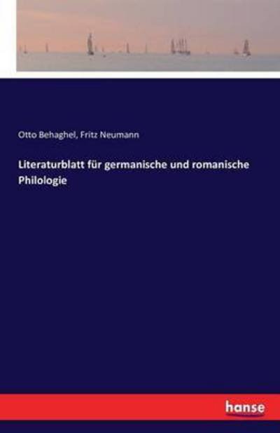 Cover for Behaghel · Literaturblatt für germanische (Bog) (2016)