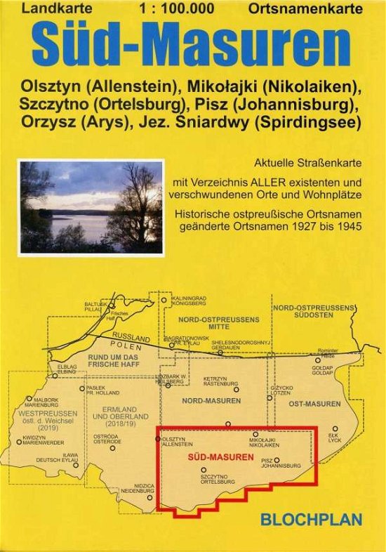 Cover for Bloch · Landkarte Süd-Masuren (Bok)