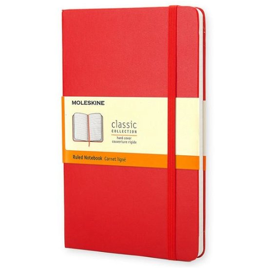 Moleskine Large Ruled Hardcover Notebook Scarlet Red - Moleskine Classic - Moleskine - Kirjat - Moleskine srl - 9788862930048 - tiistai 2. syyskuuta 2008