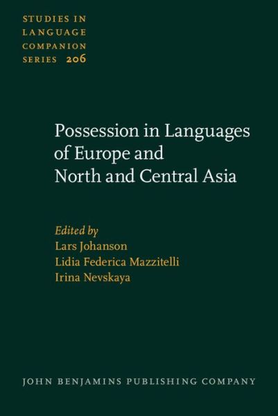 Cover for Possession in Languages of Europe and North and Central Asia - Studies in Language Companion Series (Innbunden bok) (2019)