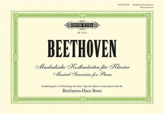 Cover for Beethoven · Musical Souvenirs for Piano (Partitur) (2020)